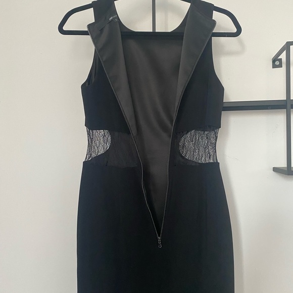 JAYGODFREY Midi Bodycon Dress with Mesh Cutout - Picture 9 of 12